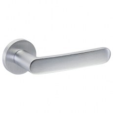 Juego Manivelas con Roseta 214 R8 Tendenza Cromo Satinado
