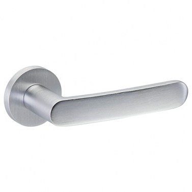 Juego Manivelas con Roseta 214 R8 Tendenza Cromo Satinado