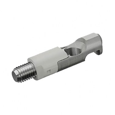 Herraje para mueble - Empalme Target J12 Métrica 6 Largo 8mm Zincado
