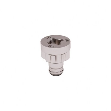 Herraje para mueble - Piñón Regulación Target J10 Ø10 mm Tablero 16 mm