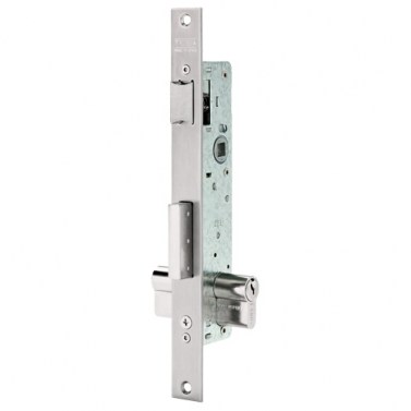 Cerradura Metálica 2210E Deslizante E25 mm Inox