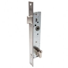 Cerradura Metálica 2219 Picaporte + Llave E20 mm Inox