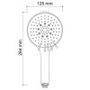 Accesorios y ayudas baño - Mango Ducha Stream Powerjet 5 Jets Cromo