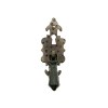 Tirador Péndulo Vertical con Bocallave 90x35 mm Patinado