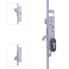 Cerraduras puerta metálica - Cerradura Metálica 2230L 3 Puntos Gancho y Palancas E21 mm Inox
