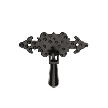 Tirador Péndulo Horizontal 90x35 mm Negro