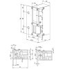 Abrepuertas Eléctrico - Cierre Eléctrico Sobreponer Horizontal DORCAS Serie 22 Automático Reversible