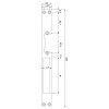 Armadura Cierre Eléctrico 22XB Inox