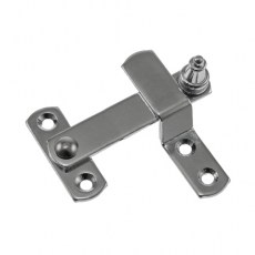 Fallebas y Cremonas para Ventanas - Aldabilla Postigo MOD2 Solape 30 mm Níquel Satinado