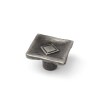 Pomos mueble - Pomo Traditional 231 20mm Rombos Plata Mate