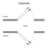Cerrojos y Cerraduras de sobreponer - Cerradura Horizontal 231 Cilindro Fijo Izquierda Marrón