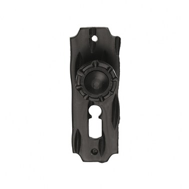 Tirador con Bocallave 236 90x30 mm Negro