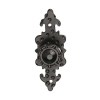 Pomo con Placa 90x35 mm Negro