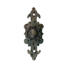 Pomo con Placa 90x35 mm Patinado