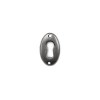 Bocallave Ovalado 30x20mm Plata Mate