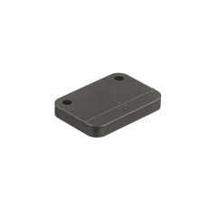 Cerraduras y cierres armario - Tope para Puertas Dobles 43x30x 6,5 mm Nylon Negro
