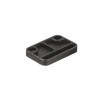 Cerraduras y cierres armario - Tope para Puertas Dobles 43x30x 6,5 mm Nylon Negro