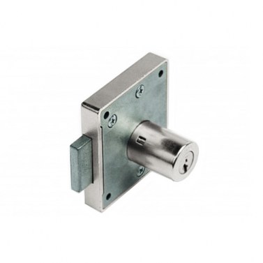 Cerradura Mueble con Cilindro de 37 mm MOD23-R E30 mm Níquel