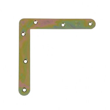 Herraje para mueble - Escuadra Plana MOD2 40 mm Bicromatado
