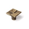 Pomo Traditional 249 20mm Cuadrados Cuero Mate