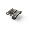 Pomo Traditional 249 26mm Cuadrados Plata Mate