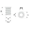 Tuerca Embutir Cabeza Allen Métrica 10x20 mm