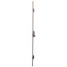 Cerradura Seguridad 2551 3 Puntos C45 mm Cromo Mate