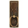 Asas y anillas mueble - Colgante Rectangular 259 96x33 mm Bronce Envejecido