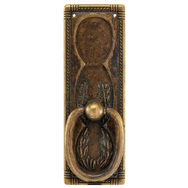 Asas y anillas mueble - Colgante Rectangular 259 96x33 mm Bronce Envejecido