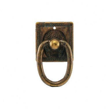 Asas y anillas mueble - Colgante 259 54x33 mm Bronce Envejecido