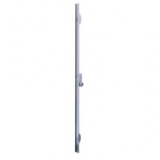 Cerradura Cantonera 3 Puntos UCEM 2605 C40 Escudo Cerrado Cromo Derecha