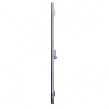 Cerradura Cantonera 3 Puntos UCEM 2605 C40 Escudo Cerrado Cromo Derecha