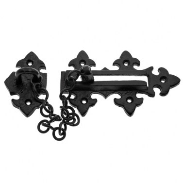 Retenedor y cadena de seguridad - Retenedor con Cadena 26101 Hierro Forja Negro