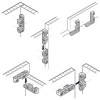 Herraje Unión Universal HAFELE UC 16/64 Negro (Unidad)