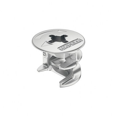 Herraje para mueble - Herraje Unión Rastex Minifix 15/19 Zincado con Reborde