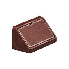 Herraje para mueble - Ensamble Angular con Tapa Marrón
