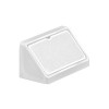Herraje para mueble - Ensamble Angular con Tapa Blanco