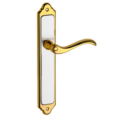 Manivelas con placa - Juego Manivelas con Placa 2700 Cromo Oro