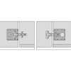 Bisagras de cazoleta - Placa de Reparación de Bisagras Mod. BC01
