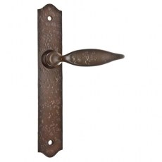 Manivelas con placa - Juego Manivelas SARLAT con Placa Picado Óxido