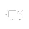 Pomo Traditional 274 24x22mm Cuero Mate