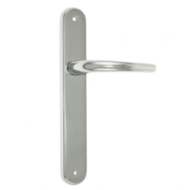 Manivelas con placa - Juego Manivelas con Placa Sabina Noxia Cromo Brillo