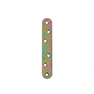 Herraje para mueble - Placa Plana MOD2 80 mm Bicromatado