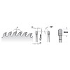 Consumibles para herramientas - Disco Widia 281 HW Chrome 250x3.2x30 Z80