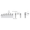 Consumibles para herramientas - Disco Widia 285 HW Chrome 250x3.2x30 Z60