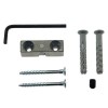 Perchas - Colgador Percha Jaws 287 Níquel Cepillado
