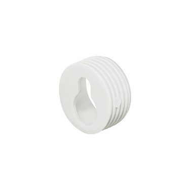 Perchas - Colgador Embutir 20mm Blanco