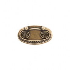 Asa Ovalada 295 56x33 mm Cuero Viejo
