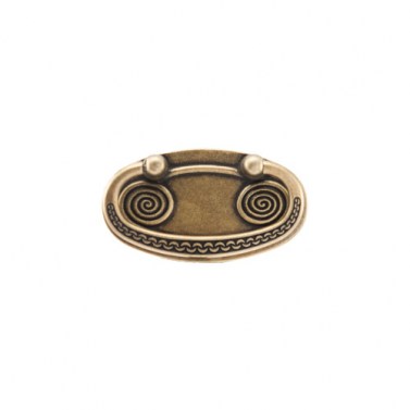 Asa Ovalada 295 56x33 mm Cuero Viejo
