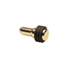 Soportes para baldas - Soporte Baldas Cristal 3 Gomas 10mm Ø5mm Latón